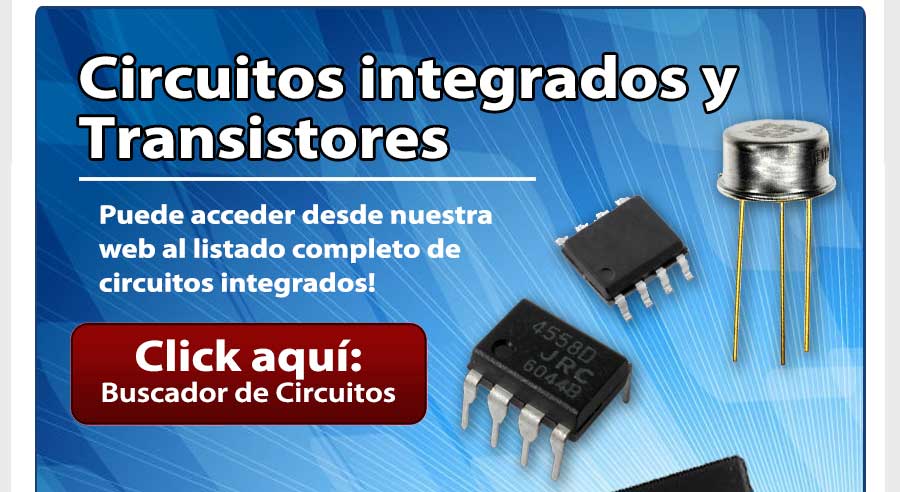 Circuitos integrados en Argentina - Para más información visite www.gmelectronica.com.ar